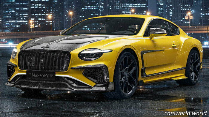 Continental GT встречается с Mansory в жёлтом карбоновом взрыве
15 часов назад
Брэд Андерсон

Ярко‑жёлтый Bentley получил новый капот, переднюю решётку и сплиттер.

Он оснащён индивидуальными 22‑дюймовыми коваными дисками с глянцевым чёрным покрытием.

В салоне жёлтая кожа резко контрастирует с ярко‑белыми элементами отделки.

Bentley недавно представил совершенно новый Continental GT Supersports, автомобиль, который, по словам компании, обеспечивает более вовлекающую динамику за счёт перехода на задний привод вместо полного привода, используемого в других моделях линейки. Дебютный автомобиль был показан с ярким новым аэродинамическим обвесом, но по сравнению с тем, что только что сотворила Mansory, он выглядит практически сдержанно.

Читайте: Mansory посмотрела на Honda и сказала: «Давайте сделаем то же самое с BMW M5»

Последний Continental GT, переработанный спорным европейским тюнером, не основан на Supersports, но в нём присутствует множество агрессивных стилистических изменений.

Однако в то время как улучшения, которые Bentley внес в Supersports, имеют аэродинамическое назначение и действительно выглядят весьма привлекательно, Mansory просто навесила кованый карбон на роскошное двухдверное купе и на этом остановилась.

Самые театральные изменения произошли в передней части. На Bentley появился кованый карбоновый капот, теперь он соседствует с характерной карбоновой решёткой и карбоновыми акцентами вокруг передних воздухозаборников и на нижнем сплиттере.

Хотя кованый карбон имеет своё место на трековых автомобилях, таких как Lamborghini Huracan STO, он выглядит неуместно на таком автомобиле, как Continental GT.

К сожалению, изменения коснулись не только передней части Bentley. Mansory добавила кованый карбон на облицовки дверей, боковые зеркала и пороги. Он также появился на небольшом спойлере над задним стеклом, на втором спойлере на крышке багажника и на эффектном диффузоре.

Если бы этот Bentley был покрашен в чёрный цвет, карбоновые элементы не выделялись бы так сильно. Но поскольку автомобиль окрашен в жёлтый, карбон действительно бросается в глаза. Завершением внешних изменений — но не улучшений — стали 22‑дюймовые кованые диски.

В салоне Mansory применила тот же тяжёлый подход. Руль, дверные панели, центральная консоль, сиденья и даже нижняя часть приборной панели обтянуты ярко‑жёлтой кожей с белыми акцентами, и здесь, в отрыве от визуального хаоса экстерьера, эти изменения кажутся почти логичными.

Цены не объявлены, но это мало кого волнует. Тот, кто готов подписаться под таким количеством кованого карбона и жёлтой кожи, вероятно, давно перестал проверять счета.